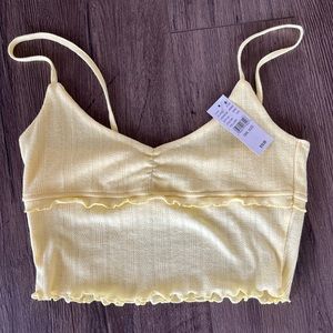 Pacsun tank top color: yellow